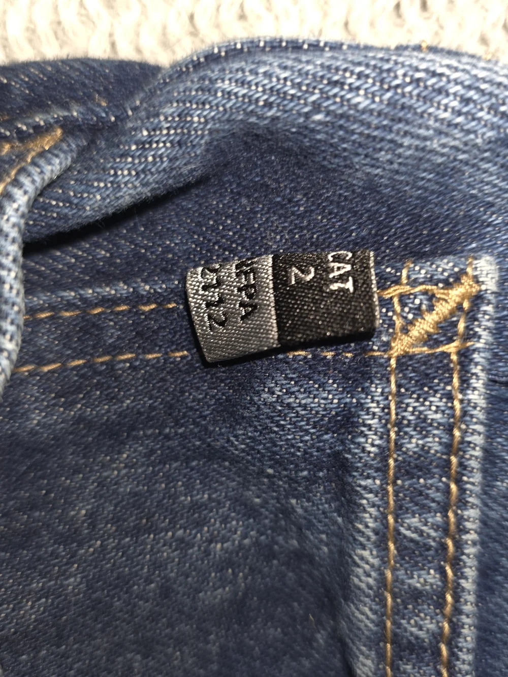 Carhartt Fr 38 X30 Dark Blue Denim Jeans